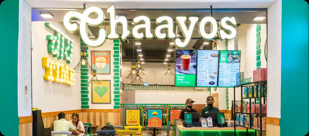 Chaayos cafe interior